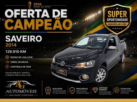 VOLKSWAGEN SAVEIRO 1.6 CROSS CE 8V FLEX 2P MANUAL VOLKSWAGEN SAVEIRO 1.6 CROSS CE 8V FLEX 2P MANUAL